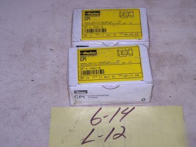 2 boxes of 15 pcs each parker caps p/n: 6PNBZ-b
