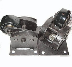 4 darcor's shock-dampening casters 2 all swivel 2 fixed
