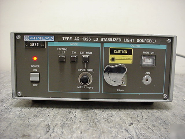 Ando aq-1326 ld stabilized light source (l)