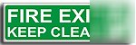 Fire exit-rm right sign-s. rigid-450X150MM(sa-049-rq)