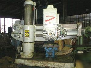 Giddings & lewis bickford â€œchipmasterâ€ radial drill 