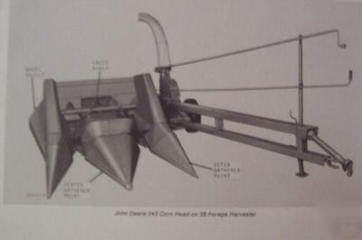 John deere 38 forage harvester corn head owner's manual