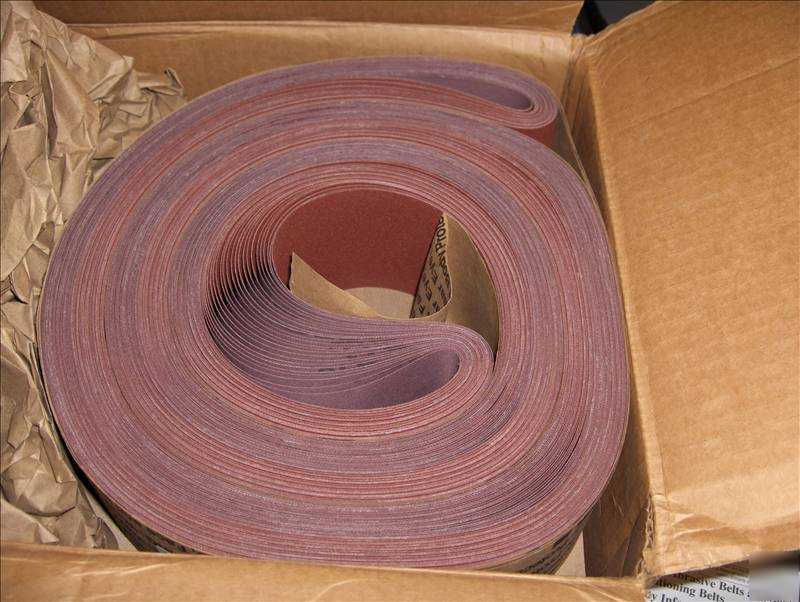 Lot of 50 3M 303D three-m-ite sanding belts 3