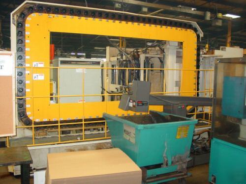 Mitsubishi model m-H5A cnc horizontal machining center