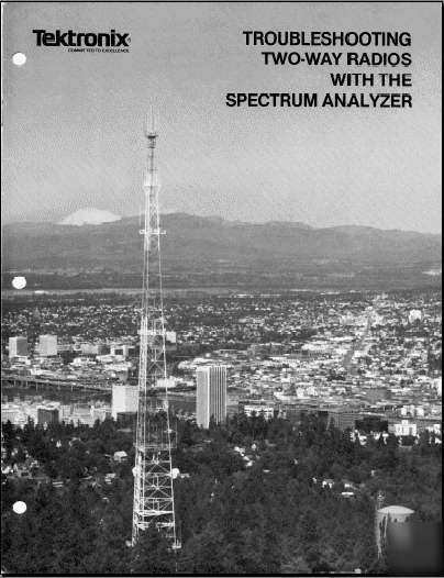 Spectrum analyzer 2-way radio app note exclnt