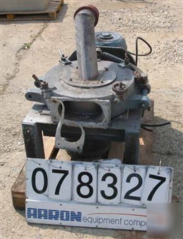 Used: pallmann type mill, 304 stainless steel. 20