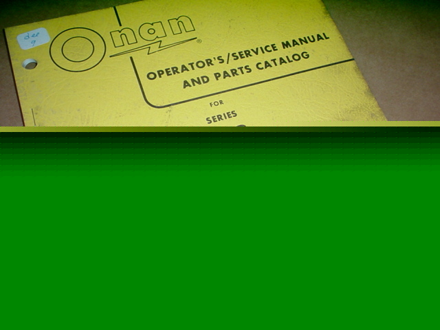 1973 onan nhc engine parts operator service manual
