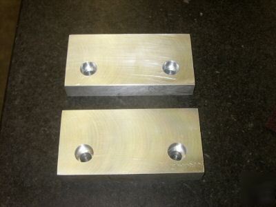 Aluminum soft jaws: 6 inch kurt style vise. 