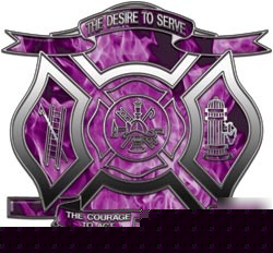 Firefighter decal reflective 4