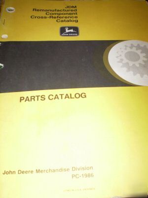 John deere remanufactured component cross-ref parts cat