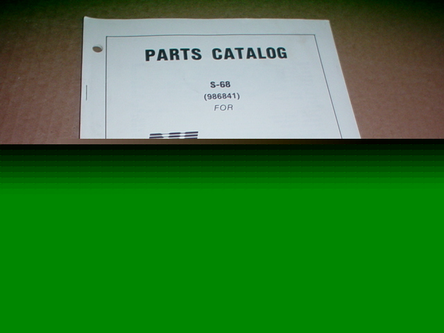 New 1987 idea manure spreader parts manual