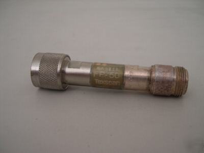 Texcan fp-50 fixed attenuator 30DB 3MHZ-1GHZ n style