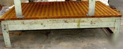 Acorn welding platen 5' x 8'