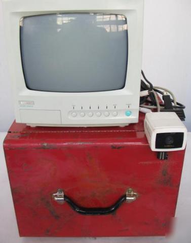 Duct-vision refrigerant recovery camera and screen