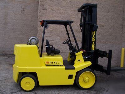 Forklift hyster 15500LBS cap cushion runs & s good