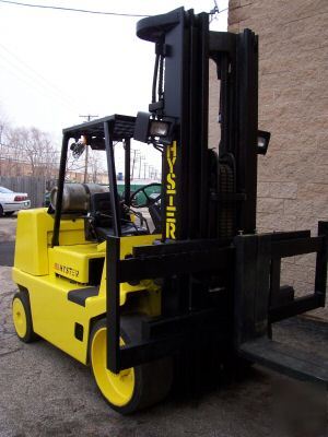 Forklift hyster 15500LBS cap cushion runs & s good