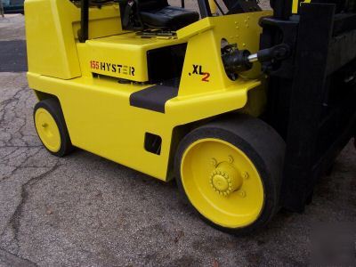 Forklift hyster 15500LBS cap cushion runs & s good