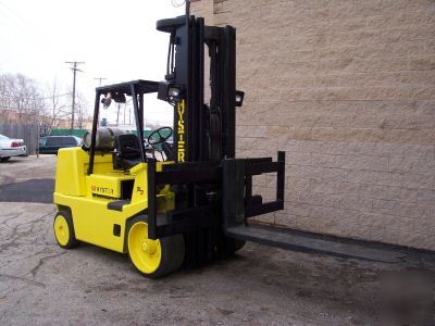 Forklift hyster 15500LBS cap cushion runs & s good