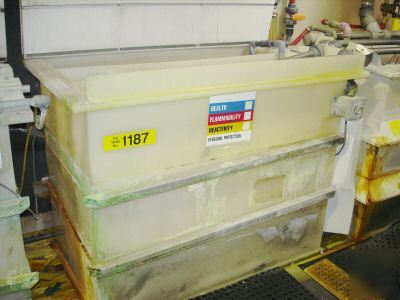 High density polypropylene chemical tanks 92-179 gal cp