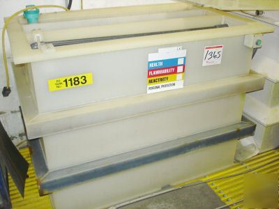 High density polypropylene chemical tanks 92-179 gal cp