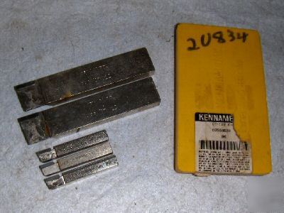 Lot 5 kennametal carbide indexable inserts AR6 & CT122