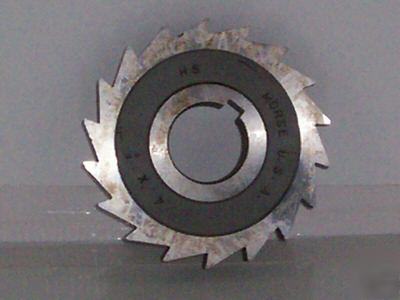 New morse plain milling cutter 4 x 5/8 x 1.1/4 straight