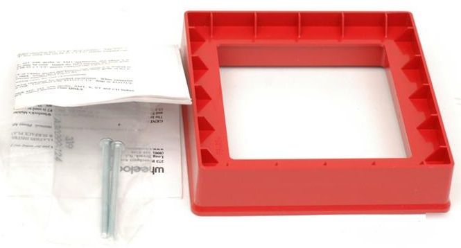 New wheelock inc. ISP2-r indoor alarm surface plate 