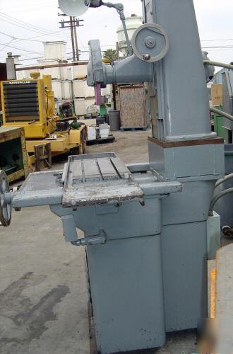 Clean 18Â¿ harvel surface grinder with 8Â¿ riser