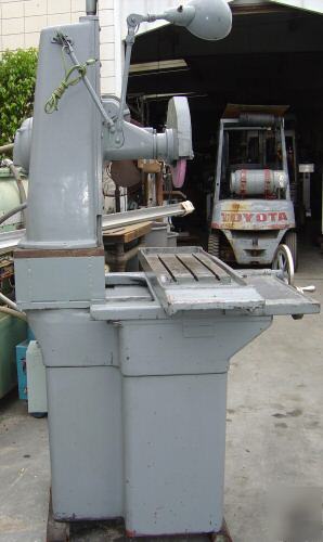 Clean 18Â¿ harvel surface grinder with 8Â¿ riser