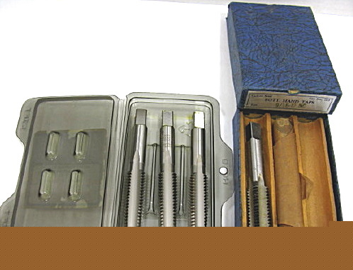 New 5 hand taps 9/16-12 nc taper, bottom, regal, pratt