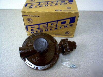 Rego LV04B96 compact twin stage lp propane regulator