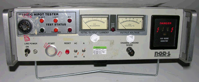 Rod-l M100DC hipot tester: 5.5 kvdc calibrated