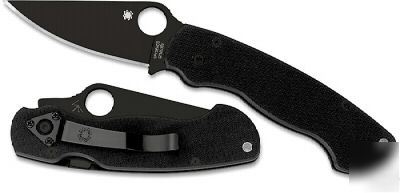 Spyderco - para-military black blade - C81GBK