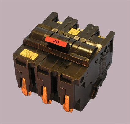 Federal breaker, NA320, 3 pole 20 amp na, fpe, warranty