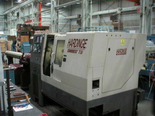 Hardinge conquest t-51 big bore cnc lathe
