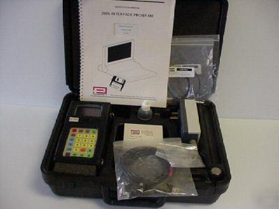 Panametrics 25DL ultrasonic thickness gage complete kit
