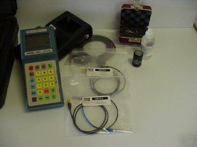 Panametrics 25DL ultrasonic thickness gage complete kit