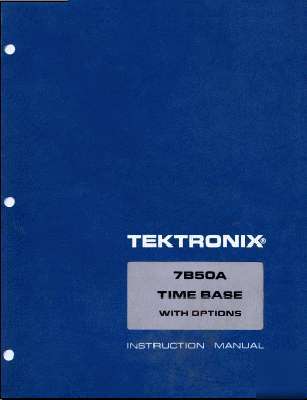 Tek 7B50A svc/ops manual in 2 res text search + xtras