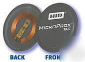 New 100 hid 26 bit micro-prox tag stickers
