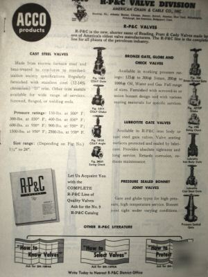 American chain company acco products catalog asbestos
