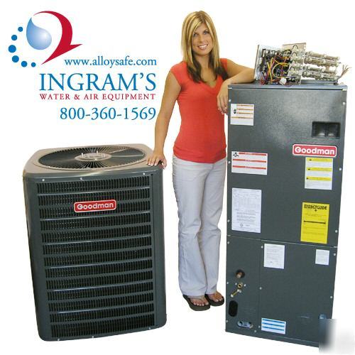 Goodman heat pump split-system, 2.5 ton, 13 seer 