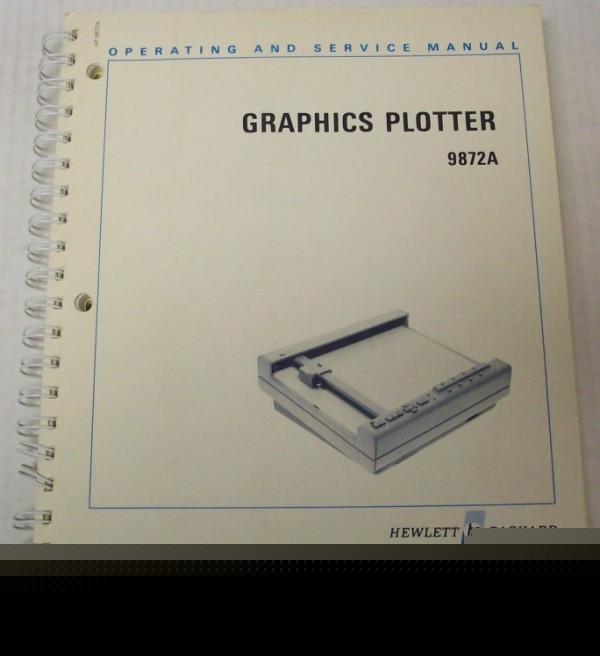 Hp 9872A graphics plotter operating and service manual