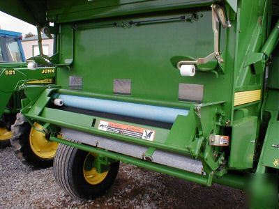 John deere 457 round baler sileage special netwrap wide