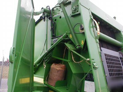John deere 457 round baler sileage special netwrap wide