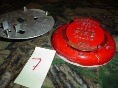Standard electric time vintage fire alarm pull station