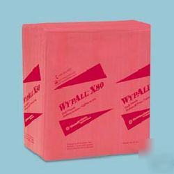 Wypall X80 towels quarterfold white wipers kcc 41026