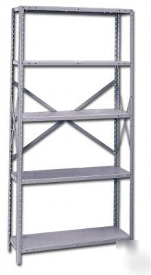 18X48X87 steel industrial warehouse shelving 