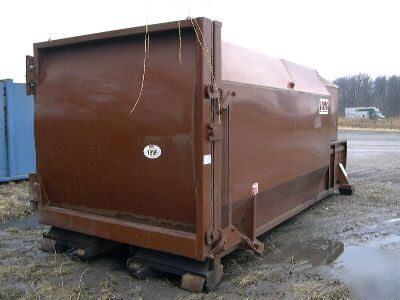 30 cubic yard self contained garbage trash compactor
