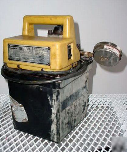 Enerpac hydraulic pump 10,000 psi, 115 v,2 speed motor