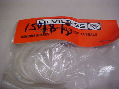 Devilbiss spray gun jgd-14-K5 service part seal kit